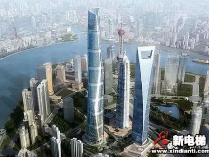 "上海中心"完工獲建筑"奧斯卡" 高速電梯:55秒直達119層