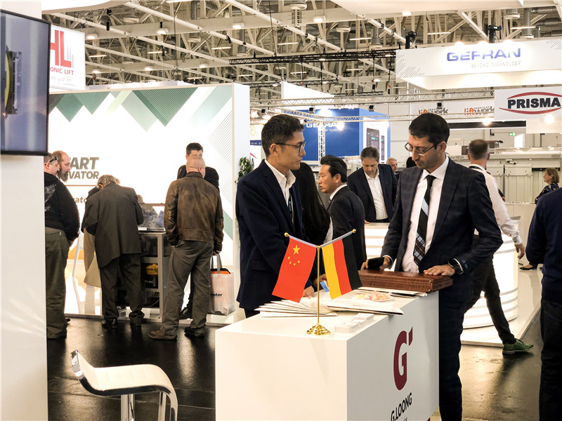 2019年德國國際電梯展覽會巨龍電梯展位