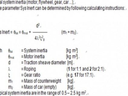 電梯曳引驅(qū)動(dòng)系統(tǒng)的慣量計(jì)算