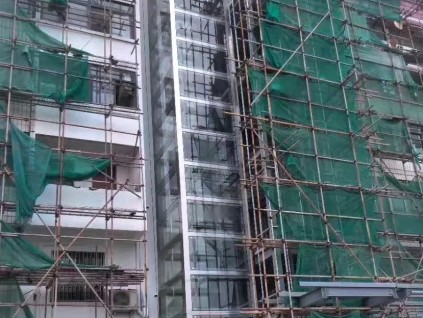 西繼迅達(dá) | 廣東鶴山物流園舊樓加裝電梯