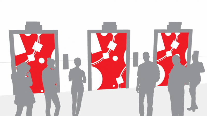 3-SCHINDLER PRODUCT USED TO PROMOTE DISTANCING