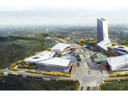 三月犇起來！康力電梯服務(wù)成都“東進(jìn)”標(biāo)志性工程-東來印象·簡(jiǎn)陽文體中心