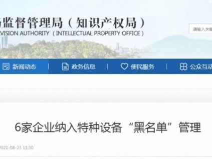 違規(guī)開展電梯維保作業(yè)，被罰19.9萬！6家企業(yè)列入特種設備“黑名單”！