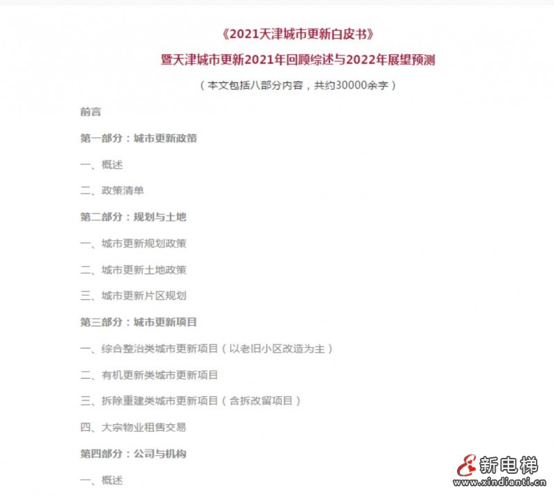 天津城市白皮書(shū)