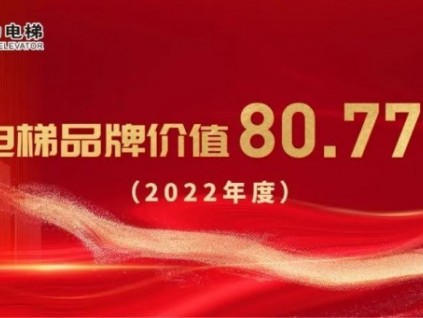 大國品牌 非凡崛起 | 康力電梯穩(wěn)居2022中國品牌價值評價-中國電梯行業(yè)第1位