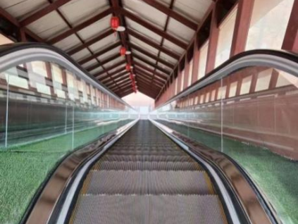 赤壁丹崖險(xiǎn)峻峰，康力電梯畫飛虹 | 蘭州水墨丹霞景區(qū)“康力”超級(jí)室外扶梯