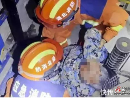 湖北武漢：電梯維修沒設(shè)警示標(biāo)識(shí)，七旬婆婆不慎墜入電梯井后獲救