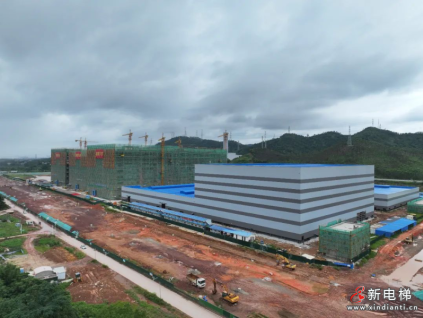 44臺(tái)客貨梯如何支撐68萬(wàn)平智造工廠？菱王電梯為海富科技打造高效物流