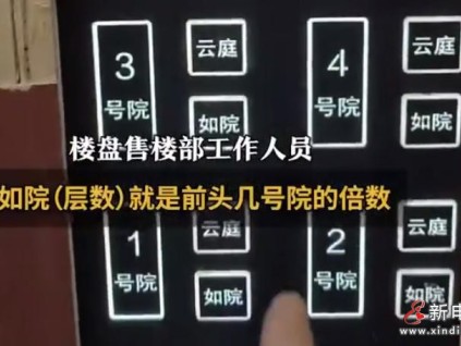 回家乘電梯操作堪比奧數(shù)題！山西臨汾某小區(qū)第四代住宅設計遭業(yè)主吐槽