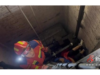 突發(fā)！溫州工人電梯墜落卡二樓 電梯零件插入后背
