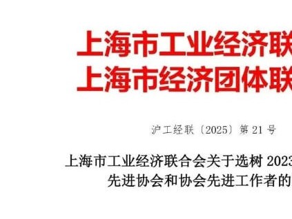 上海市電梯行業(yè)協(xié)會(huì)獲評(píng)市工經(jīng)聯(lián)2023—2024年度先進(jìn)協(xié)會(huì)稱號(hào)！